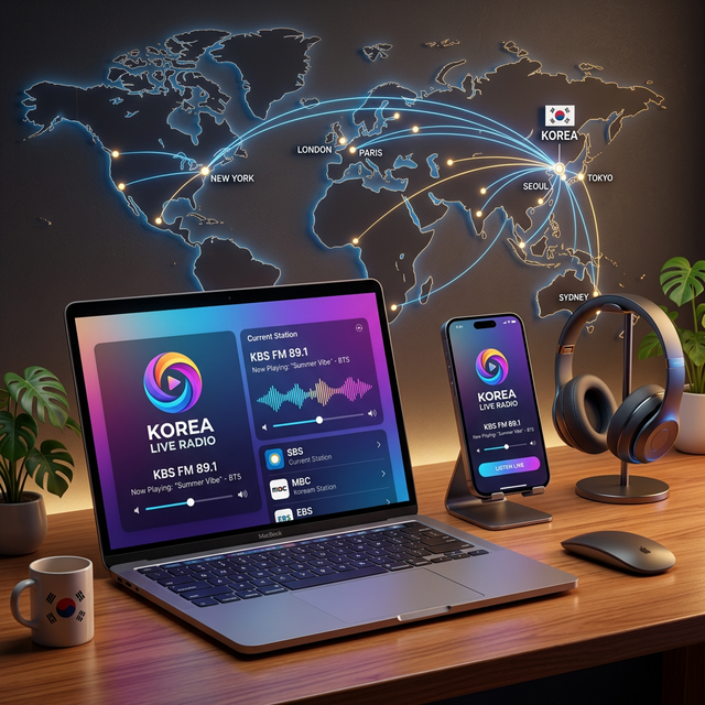 한국 라디오 듣는 방법